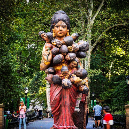 Bharti Kher's sculpture 'Ancestor' in Central Park